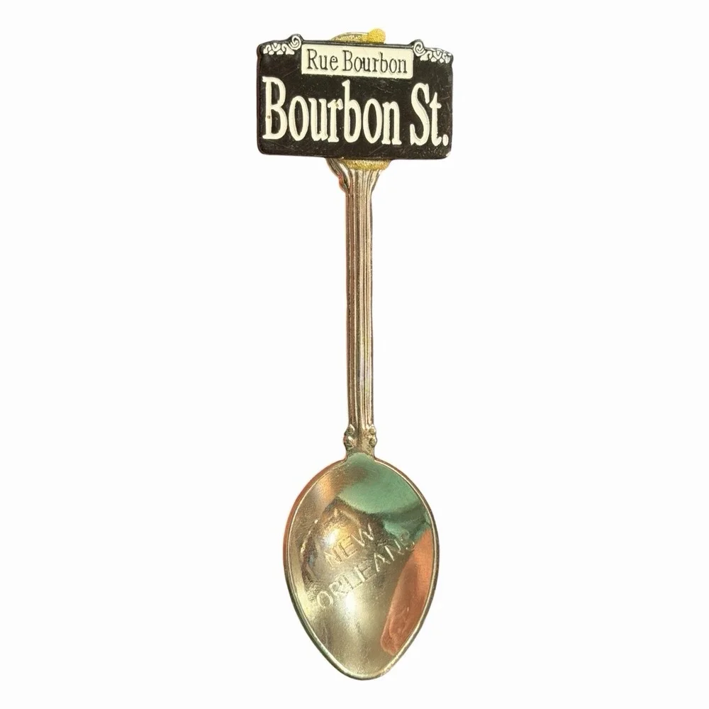 Vintage‎ New Orleans Bourbon Street Souvenir Spoon